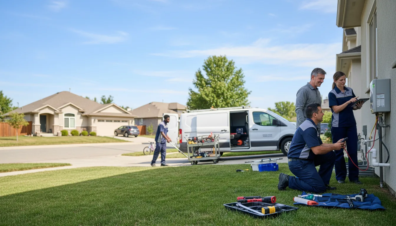 Tankless water heater service in Covington, IN